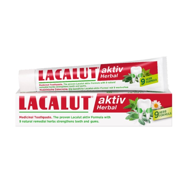 Lacalut aktiv Herbal fogkrém 75 ml