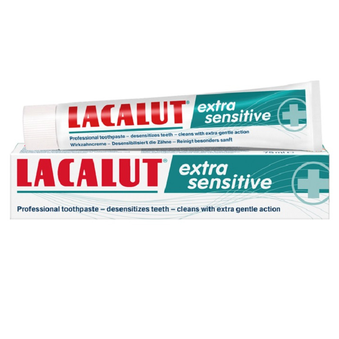 Lacalut extra sensitive fogkrém 75 ml